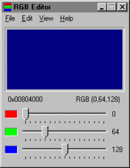 RGB Editor 2000 screenshot